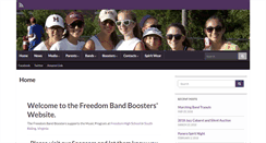 Desktop Screenshot of freedombandboosters.org
