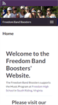 Mobile Screenshot of freedombandboosters.org